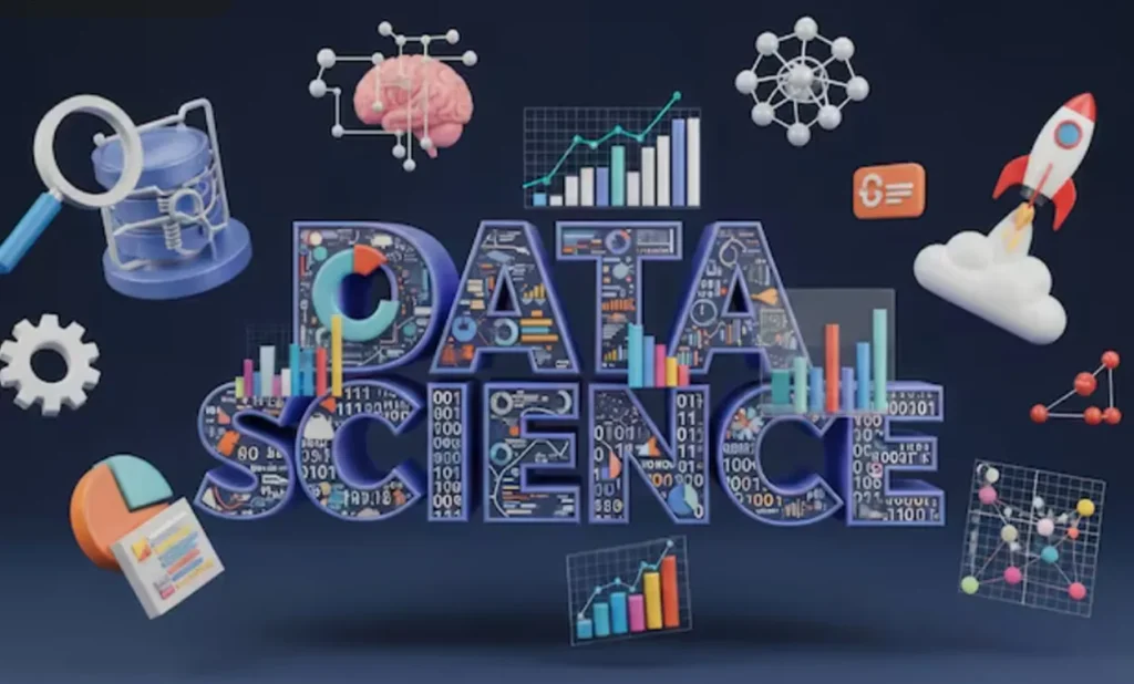 Data science training with analytics, AI, and data visualization concepts